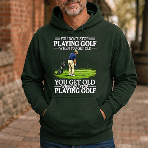 Old Man Don't Stop Golf - 5-HS2D-ForestGreen