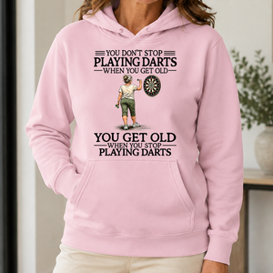 Don't Stop Playing Darts - 5-HS2D-LightPink