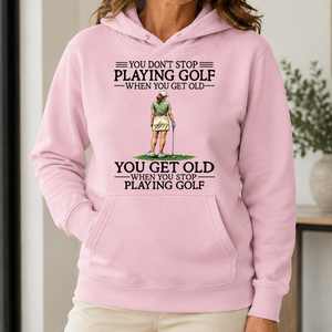 Don't Stop Playing Golf Funny - 5-HS2D-LightPink