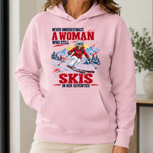 A Woman Still Skis In Her 70s - 5-HS2D-LightPink