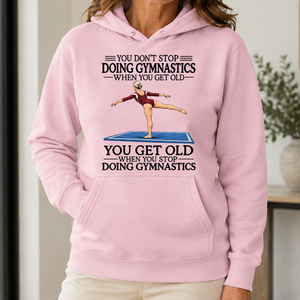 Don't Stop Doing Gymnastics Woman - 5-HS2D-LightPink