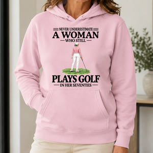 A Woman Still Plays Golf In Her Seventies - 5-HS2D-LightPink