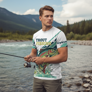 Vintage Rainbow Trout Team Shirt All Over Print