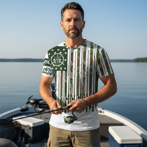 Custom Name Fishing Rods All Over Print Shirt