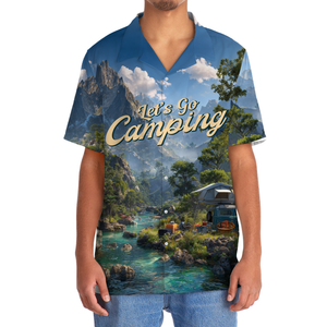 Let's Go Camping Hawaiian Shirt