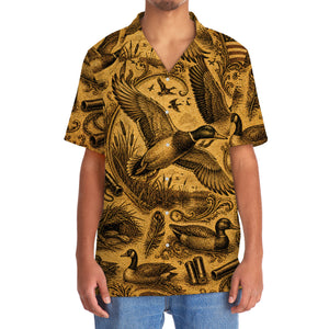 Waterfowl Hunting Legend Vintage Art Hawaiian Shirt