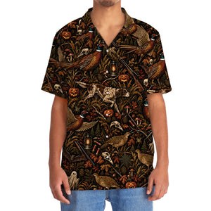 Pheasant Hunting Halloween Hawaiian Shirt