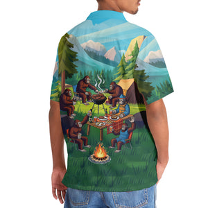 Sasquatch Family BBQs Hawaiian Shirt