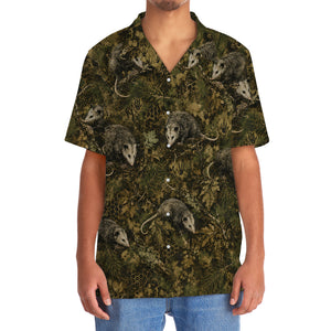 Opossum Hex Camo Hawaiian Shirt