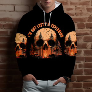 Creepy I'm Not Lost I'm Exploring All Over Print Shirt
