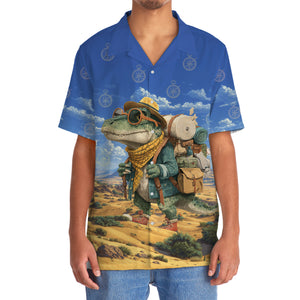 Desert Explorer Dinosaur Hawaiian Shirt