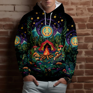 Campfire Peace Life All Over Print Shirt