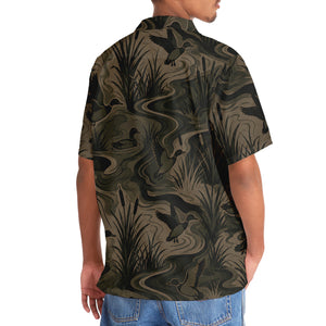 Camouflage Duck Hunting Hawaiian Shirt