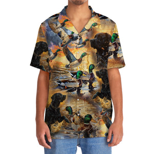 Duck Hunting Labrador Retriever Hawaiian Shirt