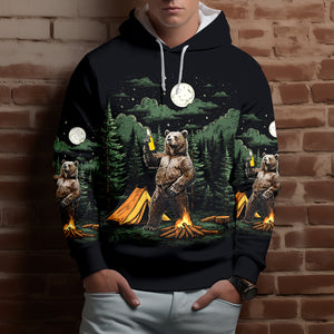 Making Memories Camping Bear All Over Print Shirt