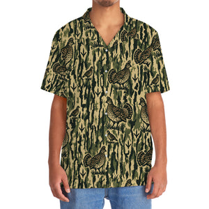 Grouse Stripe Camouflage Hawaiian Shirt