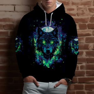 Look Deep Into The Nature And You Will Understand Everything Better Wolf All Over Print Shirt