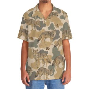 Coyote Camouflage Hawaiian Shirt