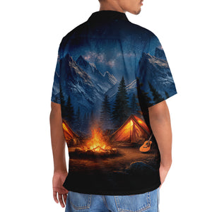 Starlit Adventure Camp Hawaiian Shirt