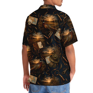 Vintage Pheasant Hunting Field Journal Hawaiian Shirt