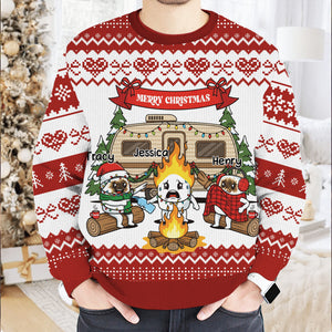 Burnt Marshmallow Xmas Ugly Sweater