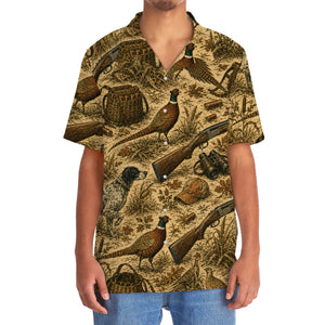 Vintage Pheasant Hunting Hawaiian Shirt