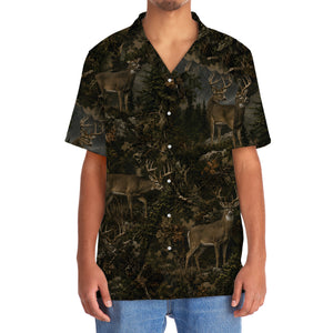 Deer Hunting Forest Hawaiian Shirt