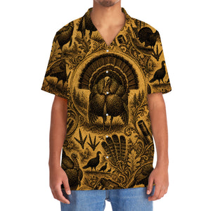 Turkey Hunting Legend Vintage Art Hawaiian Shirt