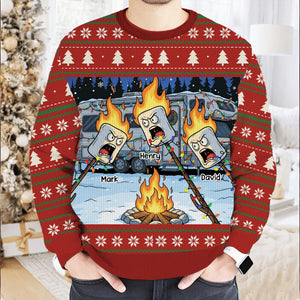 Burnt Marshmallow Ugly Sweater