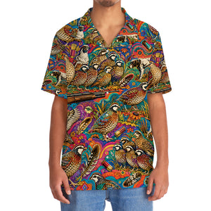 Psychedelic Quail Hunting Hawaiian Shirt