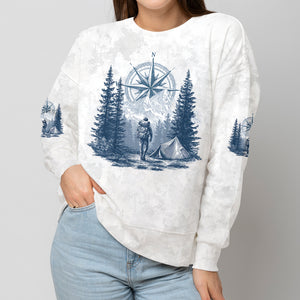 Vintage Hiking Compass All Over Print Shirt