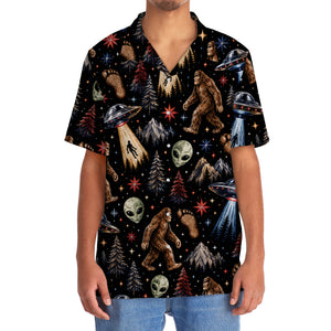 Cosmic Sasquatch Night Hawaiian Shirt