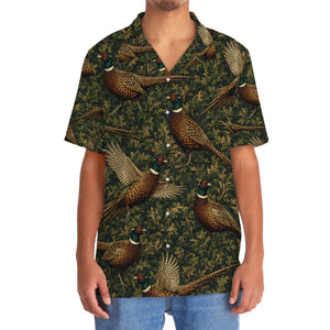 Pheasant Woodland Hawaiian Shirt