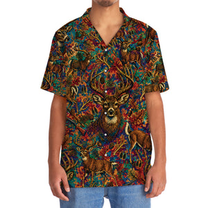 Psychedelic Deer Hunting Hawaiian Shirt