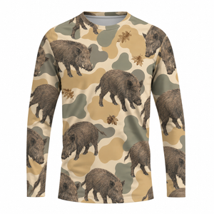 Feral Hog Camouflage All Over Print Shirt