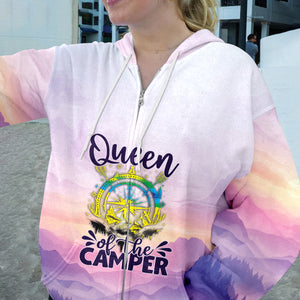 Queen Of The Camper All Over Print Shirt