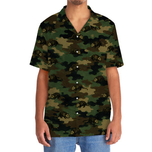 Opossum Camouflage Millitary Hawaiian Shirt