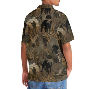 Mourning Dove Retriever Camouflage Hawaiian Shirt