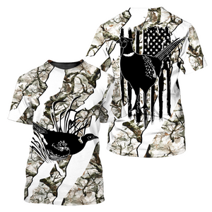 America Pheasant Hunting Camo All Over Print Shirt