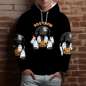 Boo Crew Camping All Over Print Shirt