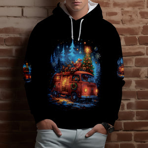 Camping Night Christmas Wonderful All Over Print Shirt
