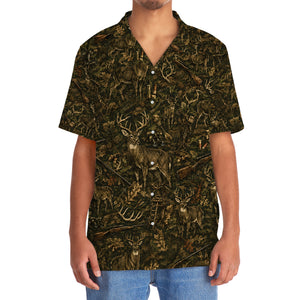 Vintage Deer Hunting Hawaiian Shirt