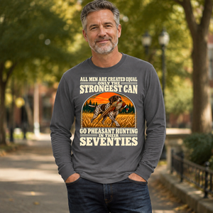 Pheasant Hunting Seventies Vintage - 6-CS2D-Charcoal