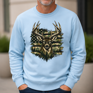 Deer America - 6-CS2D-LightBlue