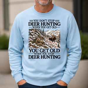 Don't Stop Moose Hunting Snow - 6-CS2D-LightBlue