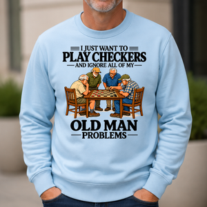 I Just Want To Play Checker - 6-CS2D-LightBlue