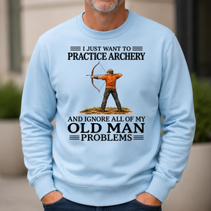 I Just Want To Practice Archery - 6-CS2D-LightBlue