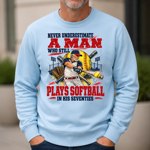 A Man Still Plays Softball In His 70s - 6-CS2D-LightBlue