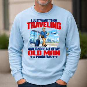 I Just Want To Go Traveling - 6-CS2D-LightBlue