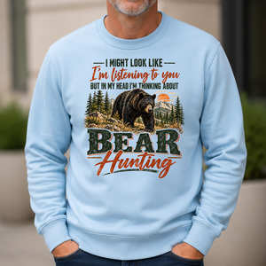 I'm Thinking About Bear Hunting - 6-CS2D-LightBlue